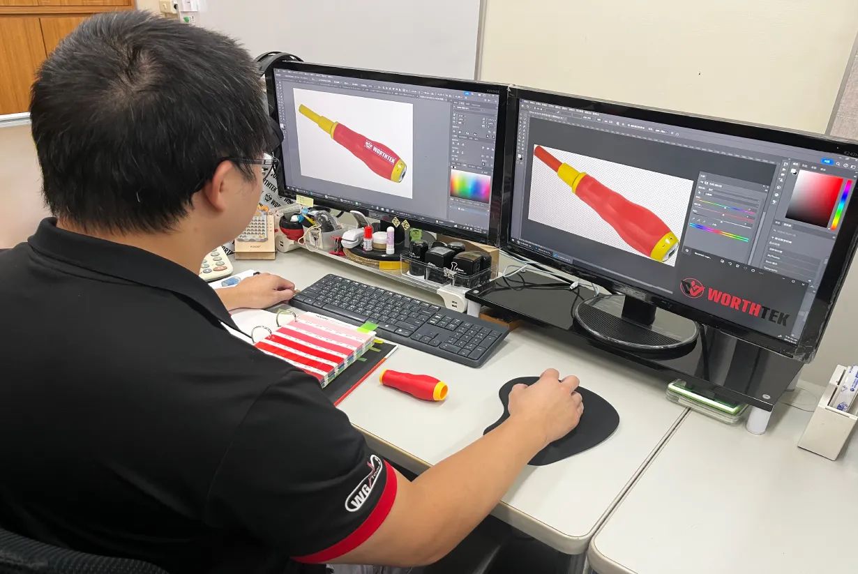 使用PHOTOSHOP製作擬真模型圖供客戶審閱